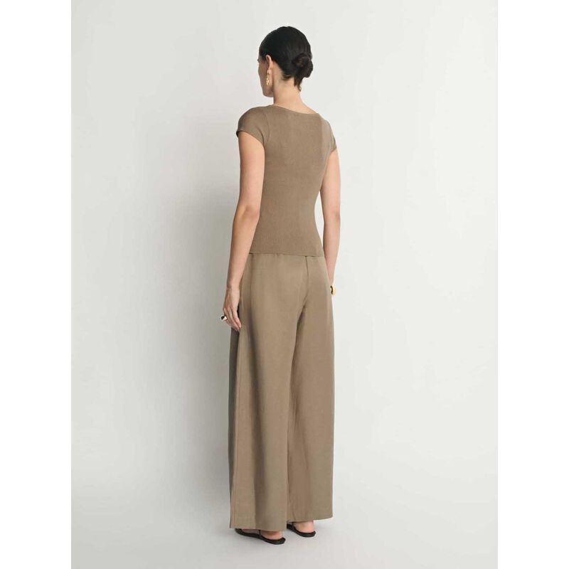 Veronika Maine Cotton Silk Cap Sleeve Knit image number 5